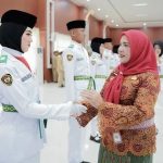34 Anggota Paskibraka Kota Bandar Lampung Dikukuhkan Walikota