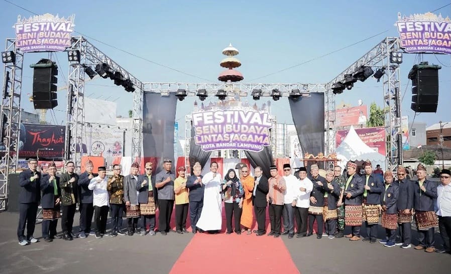 Pemerintah Kota Bandar Lampung Sukses Menggelar Festival Seni Budaya Lintas Agama