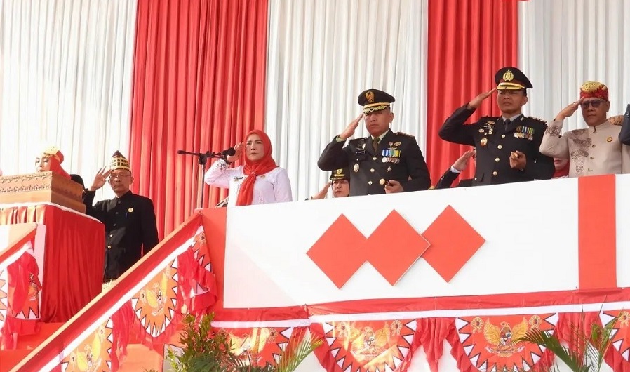 Peringatan HUT Ke-79 Kemerdekaan RI, Walikota Eva Dwiana: Bangsa ini akan Semakin Lebih Maju