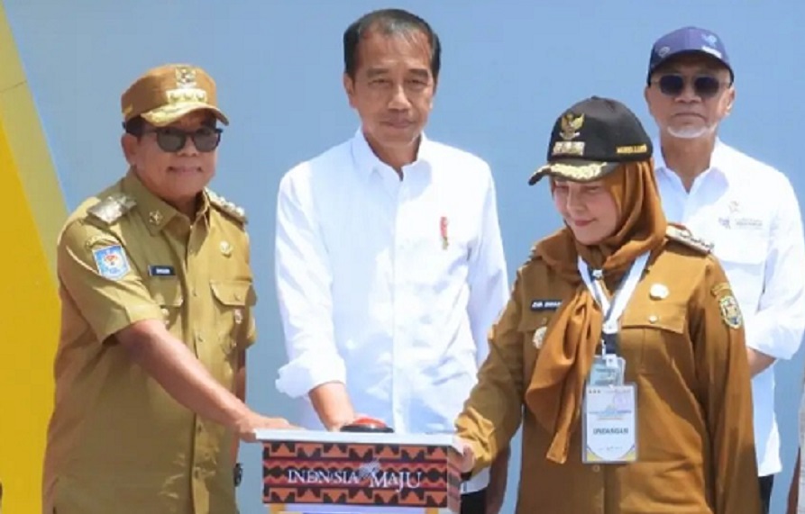 Pesan Presiden Jokowi Ke Walikota Eva Dwiana dan Pedagang: Rawat Pasar Pasir Gintung