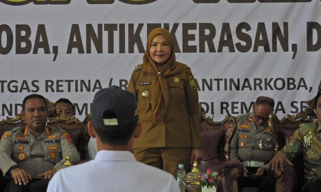HJ. EVA DWIANA RESMIKAN KEGIATAN SATGAS RETINA DI PEMKOT BANDAR LAMPUNG